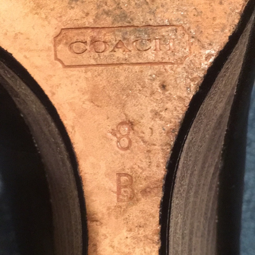 Coach Shelby open toes wedges - Picture 8 of 9
